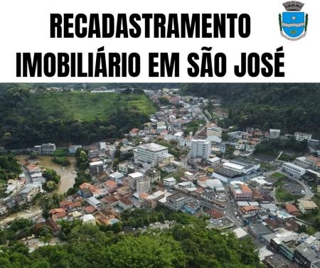 VISTORIA PARA RECADASTRAMENTO IMOBILIÁRIO EM SÃO JOSÉ 