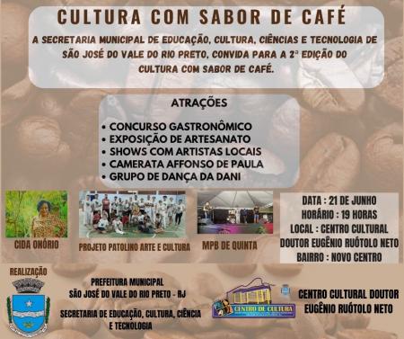 2º EDIÇÃO CULTURA COM SABOR DE CAFÉ