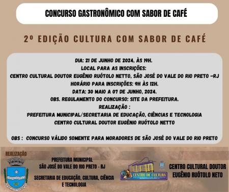 2ª EDIÇÃO CULTURA COM SABOR DE CAFÉ