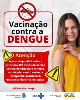 VACINAÇÃO CONTRA A DENGUE