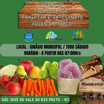 FEIRA DO AGRICULTOR FAMILIAR E ARTESANATO ÁGUAS DE MARÇO