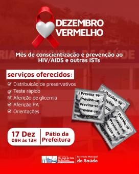 ❤ Dezembro Vermelho chegou e a gente tá ON na prevenção!