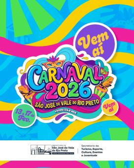 Vem aí o Carnaval 2026.